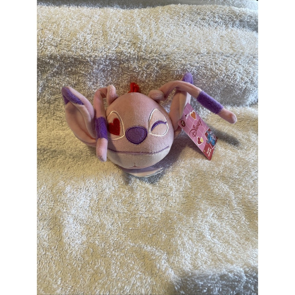NWT! Disney LILO 3" Inch W/ Clip Heart Eye Plush